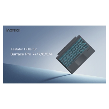 Preview: inateck Keyboard Surface gray. Sureface GO 1-4 Com. QWERTZ