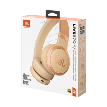 Preview: JBL Live 670 NC Bluetooth On-Ear-Headphones sandstone