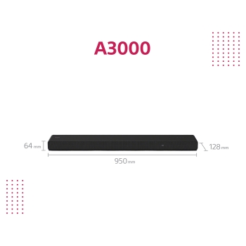 Preview: Sony HT-A3000 Soundbar black