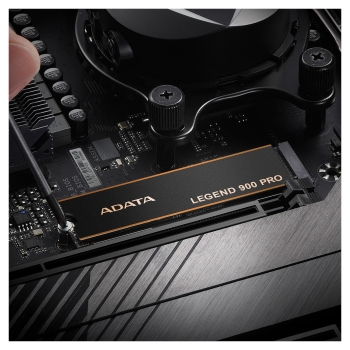 Preview: M.2 ADATA LEGEND 900 Pro 1 TB (schwarz/gold. PCIe 4.0 x4. NVMe 1.4. M.2 2280)