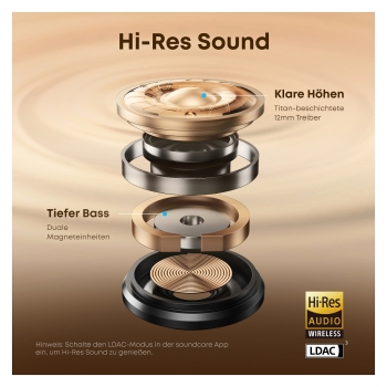 Preview: ANKER Soundcore AeroClip blue Open-Ear Clip-Earbuds Hi-Res Sound LDAC NC IP55 KI-gesttzte Telefonate