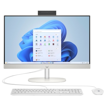 AIO HP Desktop 24-cr0401 RYZ 7520U/8GB/512SSD/W11 Home White