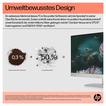 Preview: AIO HP Desktop 24-cr0401 RYZ 7520U/8GB/512SSD/W11 Home White