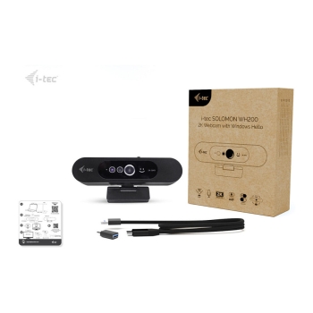 Preview: I-TEC SOLOMON WH200 2K Webcam with Windows Hello