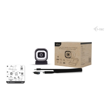 Preview: I-TEC SOLOMON 700 STREAM 4K Webcam with Ring Light