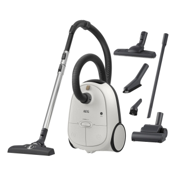AEG AB61H65W Staubsauger mit Beutel 12m Aktionsradius Allergy/HEPA Filtration ws