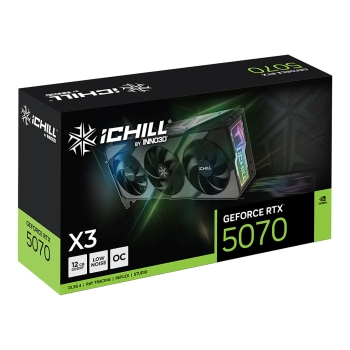 Preview: RTX 5070 12GB Inno 3D iChill X3 GDDR7 3 Fan