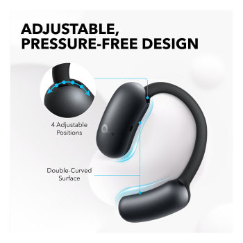 Preview: Anker Soundcore AeroFit 2 Kopfh�rer, Schwarz, Open-Ear, Kabellos