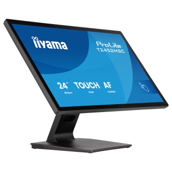 60,5cm/24 (1920x1080) iiyama ProLite T2452MSC-B2 16:9 FHD IPS 5ms 120Hz HDMI DisplayPort USB VESA Speaker Touch Black