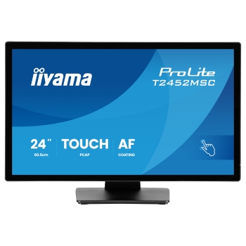 Preview: 60,5cm/24 (1920x1080) iiyama ProLite T2452MSC-B2 16:9 FHD IPS 5ms 120Hz HDMI DisplayPort USB VESA Speaker Touch Black