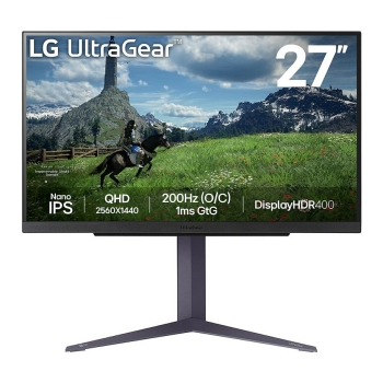 68,6cm/27 (2560x1440) LG UltraGear 27GS85Q-B 16:9 QHD NanoIPS 1ms 200Hz USB HDMI DP Gaming Black