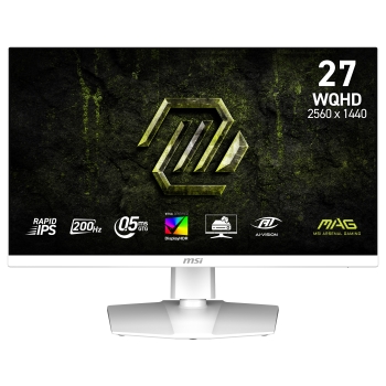 Preview: 68,6 cm (27) 2560 x 1440 Pixel MSI 9S6-3CF99T-001 16:9 Wide Quad HD Rapid IPS 0,5 ms 200 Hz HDR DisplayPort HDMI Pivot Height VESA