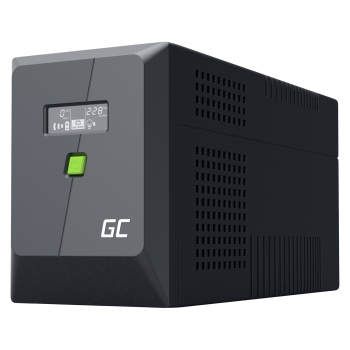 Preview: Green Cell Uninterruptible Power Supply UPS Greencell 1500VA 900W PowerProof with LCD display
