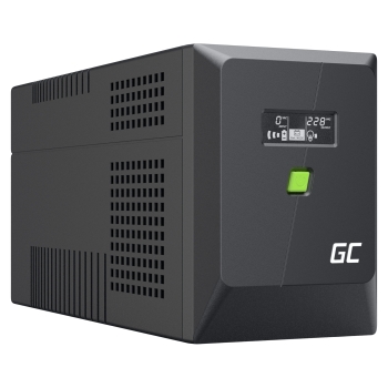 Preview: Green Cell Uninterruptible Power Supply UPS Greencell 1500VA 900W PowerProof with LCD display