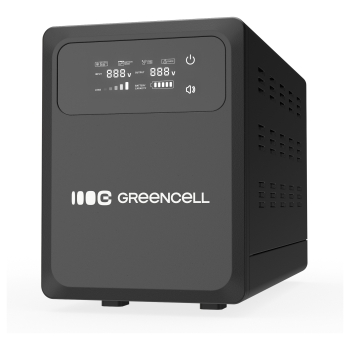 Preview: Green Cell UPSLPPC1200 Uninterruptible Power Supply AVR UPS 2000VA 1200W PowerCore 24 VDC with LCD Display