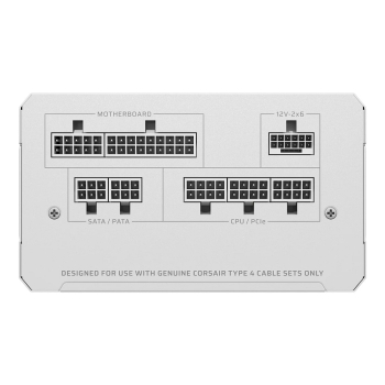 Preview: CORSAIR RMe White Series (3rd Gen), RM850e ThermalProtect White, 850 Watt