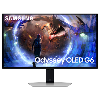 68,6 cm (27) 2560 x 1440 Pixel SAMSUNG LS27DG602SUXEN 16:9 Quad HD OLED 0,03 ms 360 Hz HDR DisplayPort HDMI USB-Hub Pivot Height VESA