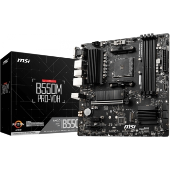 MSI B550M Pro-VDH (B550.AM4.mATX.AMD)