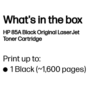 Preview: HP 85A original LaserJet Toner cartridge CE285A black standard capacity 1.600 pages 1-pack