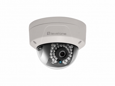 LevelOne IPCam FCS-3087        Dome Out 5MP H.264 IR  5W PoE