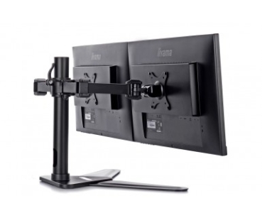 IIYAMA Desk Mount DS1002D-B1 Dual with Stand 10-30 VESA