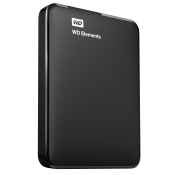 WD 6.3cm 1.0TB USB3.0 ELEMENTS PORTABLE  schwarz extern retail