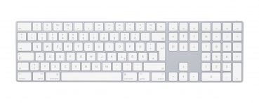 Apple Magic Keyboard mit Ziffernblock-MKMZB (deutsch) white