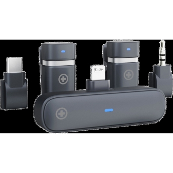 Preview: Plusonic Wireless Mikrofone Kit PS-TDS9 USB Type C/Lightning/3.5mm Klinke WiFi-Micro / *ALLTRAVEL*