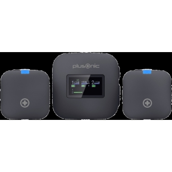 Preview: Plusonic Wireless Mikrofone Kit PS-TDS8 USB Type C/Lightning/3.5mm Klinke WiFi-Micro *ALLTRAVEL*