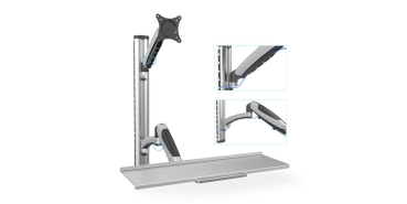 Preview: DIGITUS WAH 17-27 1TFT        2Gelenke    silber  Max. 6KG