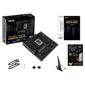 Preview: 1700 ASUS TUF B760M-PLUS GAMING BTF mATX D4
