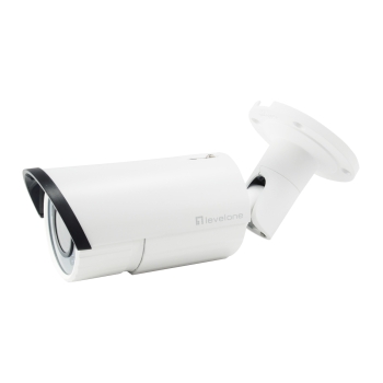 LevelOne IPCam 4xZ Bullet Fix Out 2MP/H.264/IR/  5W/PoE/IP66
