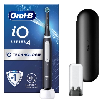 Oral-B iO Series 4 *Matt Black* mit Reiseetui