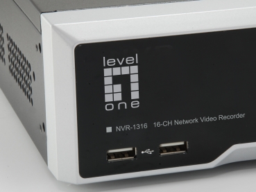 LevelOne Netzwerk-Videorekorder 16-Kanal bis 12MP