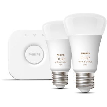 Preview: Philips Hue StiWa White & Color Ambiance E27 2er Starter Set