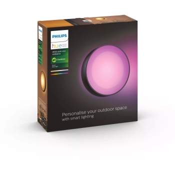 Preview: Philips Hue White & Col. Amb. Daylo Wandleu. schwarz 1050lm