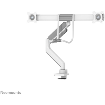 Preview: Neomounts Full Motion Tischhalterung für zwei Flachbildschirme 17-32'' 7KG 2x 8KG White