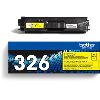 Preview: Brother Toner TN-326Y Gelb bis zu 3.500 Seiten nach ISO 19798