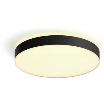 Philips Hue White Ambiance Enrave Deckenleuchte XL Schwarz 6500lm inkl DS