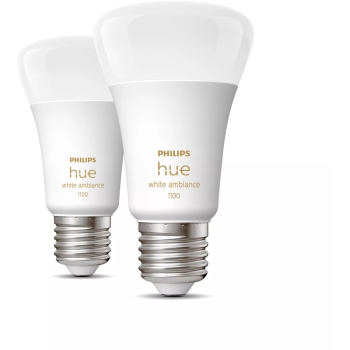 Preview: Philips Hue White Ambiance E27 Doppelpack 2x800lm 75W
