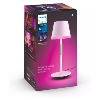 Preview: Philips Hue White & Color Ambiance Go Tragbare Tischleuchte Wei�