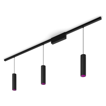Philips Hue Perifo Basis-Set 3er Pendelleuchte Schwarz