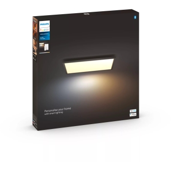 Preview: Philips Hue White Ambiance Aurelle Panelleuchte 60x60 Schw inkl DS