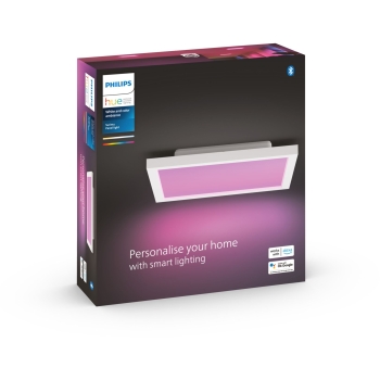 Preview: Philips Hue White & Color Ambiance Surimu Panel 30x30cm Weiß