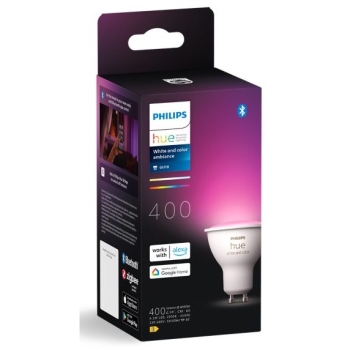 Preview: Philips Hue White & Color Ambiance GU10 Einzelpack 350lm
