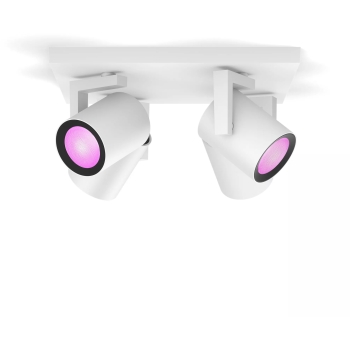Philips Hue White&Col. Amb. Argenta Spot 4flg weiß 4x4.2W