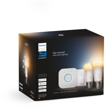 Preview: Philips Hue White Ambiance E27 8W 2er Starter Set inkl DS