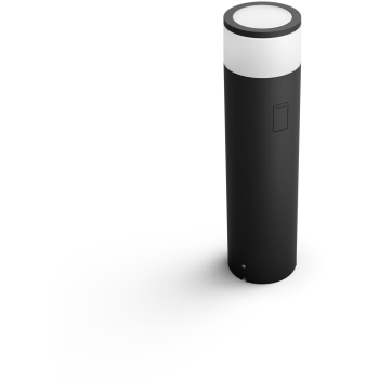 Preview: Philips Hue White & Color Ambiance Calla Sockelleuchte Verlängerung groß Schwarz