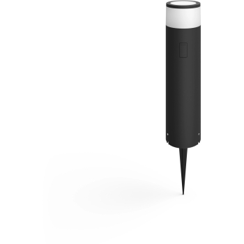 Preview: Philips Hue White & Color Ambiance Calla Sockelleuchte Verlängerung groß Schwarz