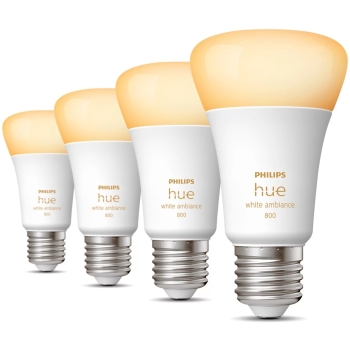 Philips Hue White Ambiance E27 Viererpack 4x570lm 60W